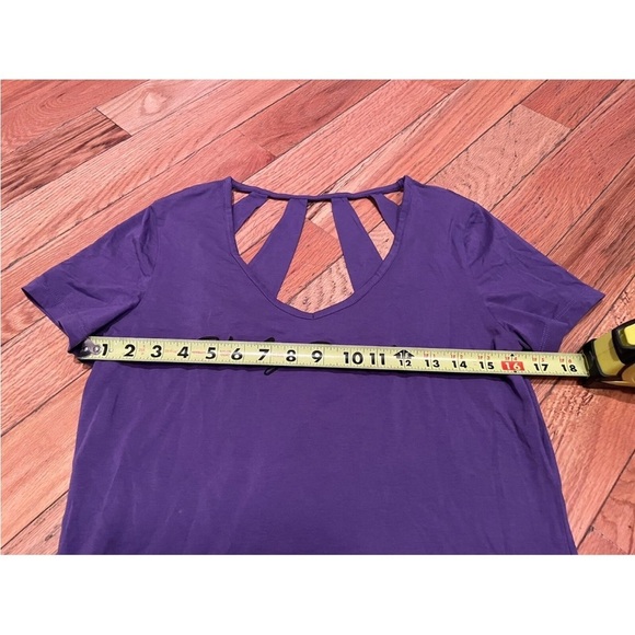 Harley Davidson Purple Cut Out T-Shirt El Paso Texas Women’s Size Large Y2K - Picture 11 of 12